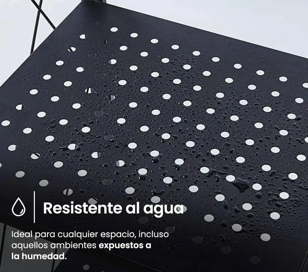 Estanteria plegable 5 niveles con ruedas