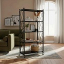 Estanteria plegable 5 niveles con ruedas