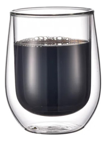 Vaso Taza Doble Vidrio Cafe Bebidas 300ml