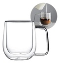 Vaso Taza Doble Vidrio Cafe Bebidas 250ml Con Asa