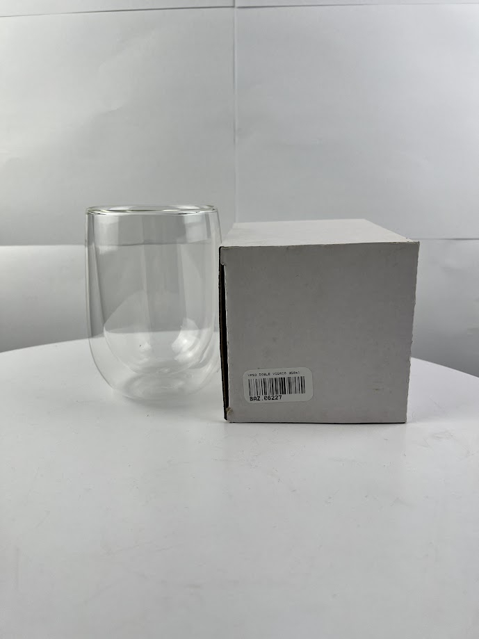 Vaso Taza Doble Vidrio Cafe Bebidas 350ml