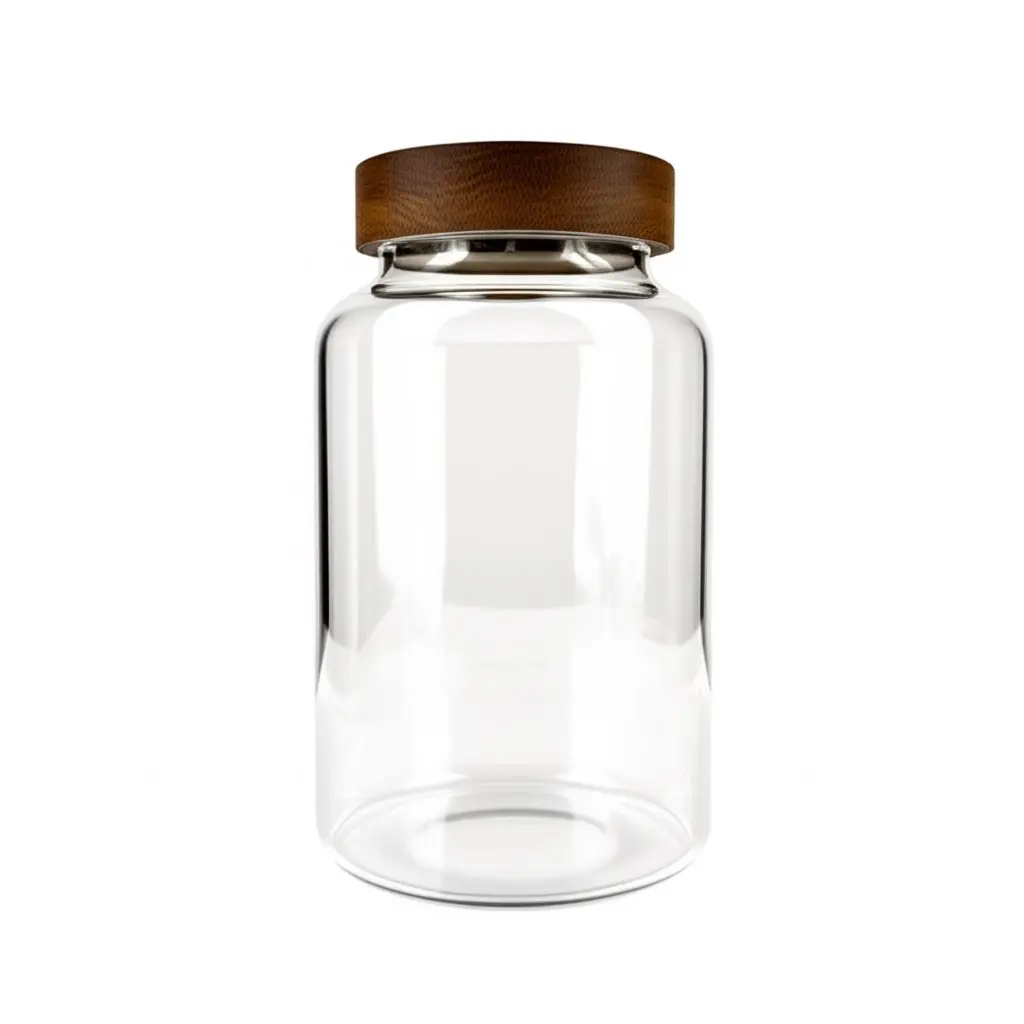 Frasco de Vidrio con Tapa a Rosca 1.8L