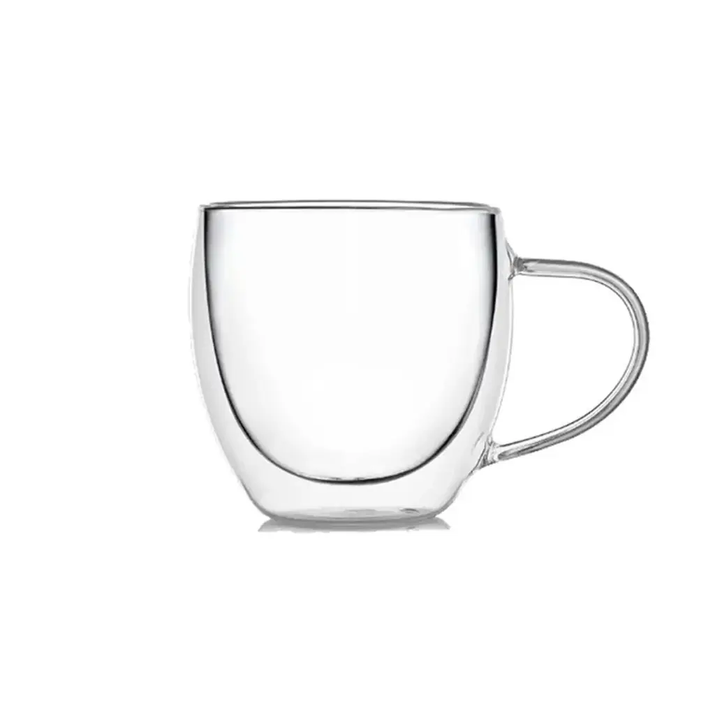 [BAZ.06242] TAZA DOBLE VIDRIO 150ml con asa
