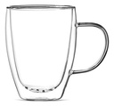 TAZA DOBLE VIDRIO 350ml con asa