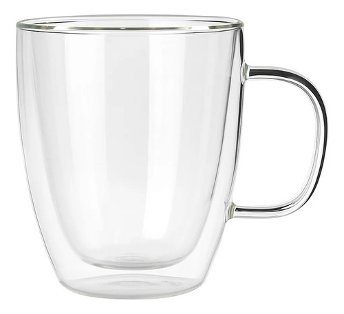 TAZA DOBLE VIDRIO 350ml con asa