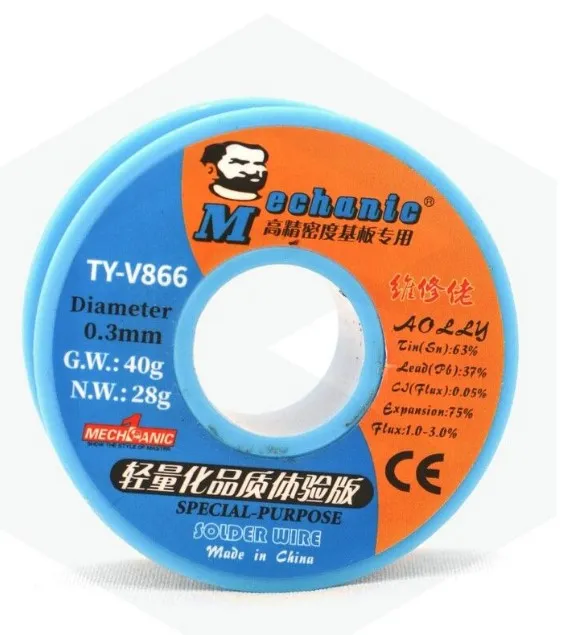 [SOL.04368] TY-V866 ESTAÑO ROLLO [40g] 0.3mm 8