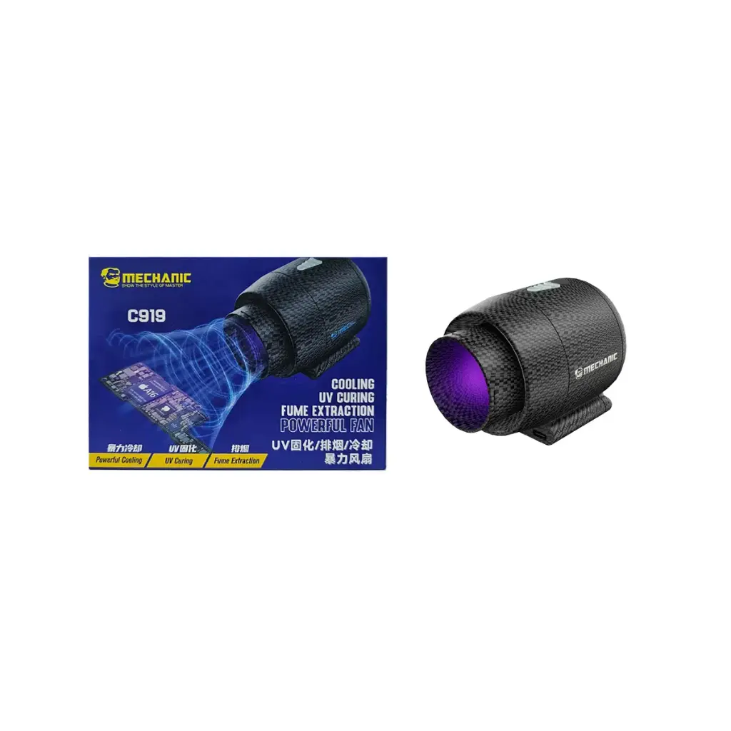 ventilador de refrigeración y secado de lampara UV C919. 3 en 1