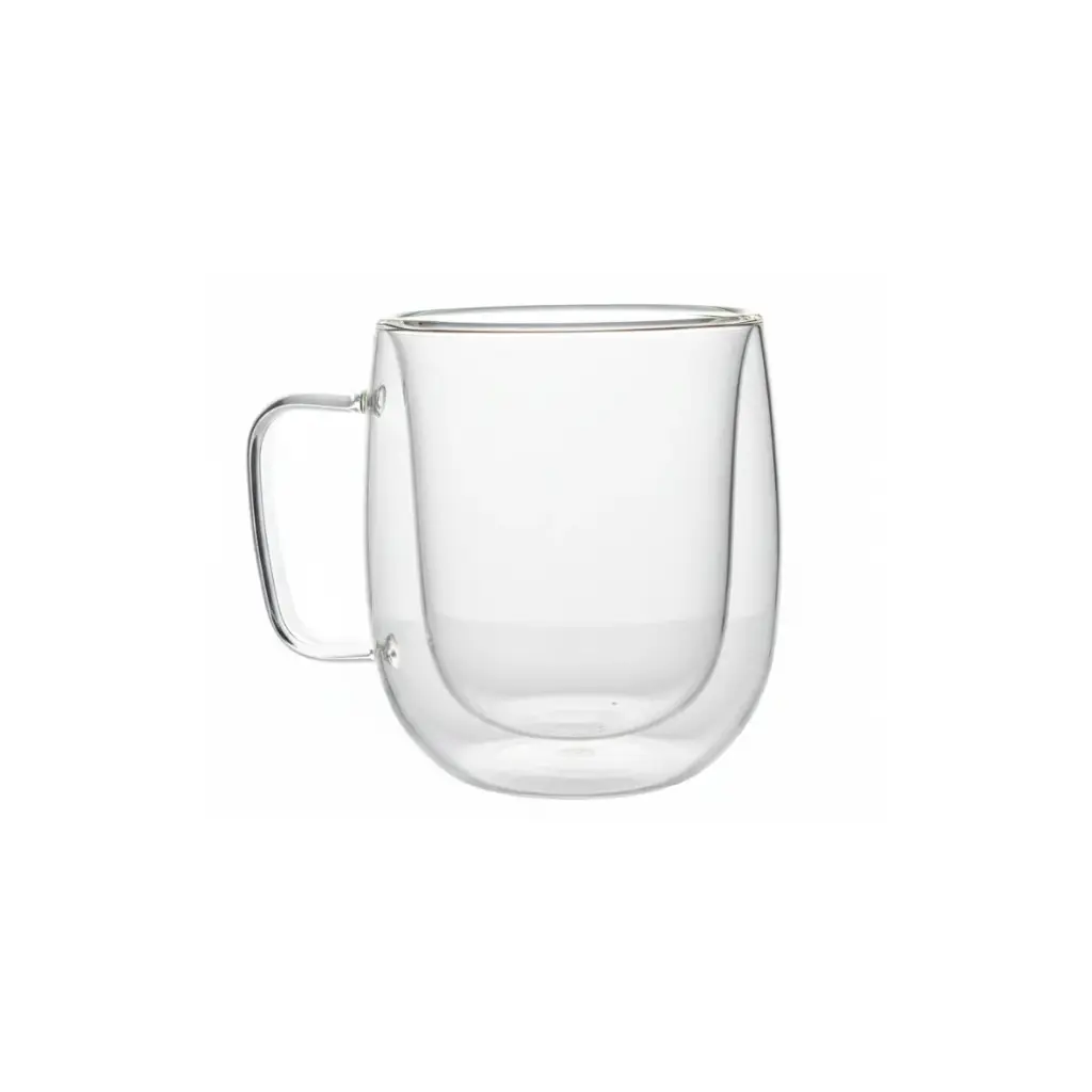 TAZA DOBLE VIDRIO 400ml con asa