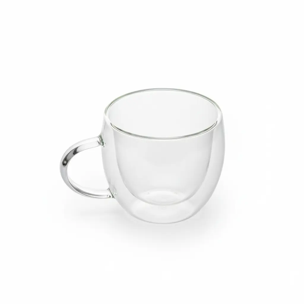 TAZA DOBLE VIDRIO 250ml con asa