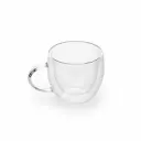 TAZA DOBLE VIDRIO 250ml con asa