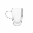 TAZA DOBLE VIDRIO 450ml con asa