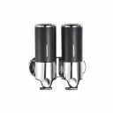 DISPENSER DE JABON DOBLE NEGRO