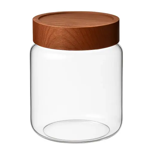 [BAZ.06222] Frasco de Vidrio con Tapa a Rosca 1.2L