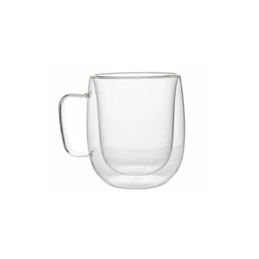 [BAZ.06266] TAZA DOBLE VIDRIO 400ml con asa