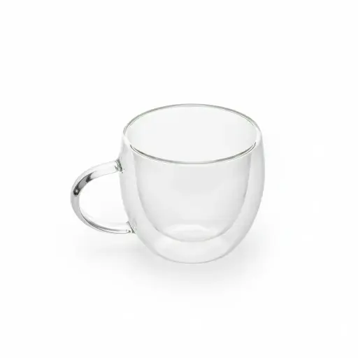 [BAZ.06243] TAZA DOBLE VIDRIO 250ml con asa